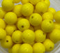 Yellow Shiny Silicone Beads