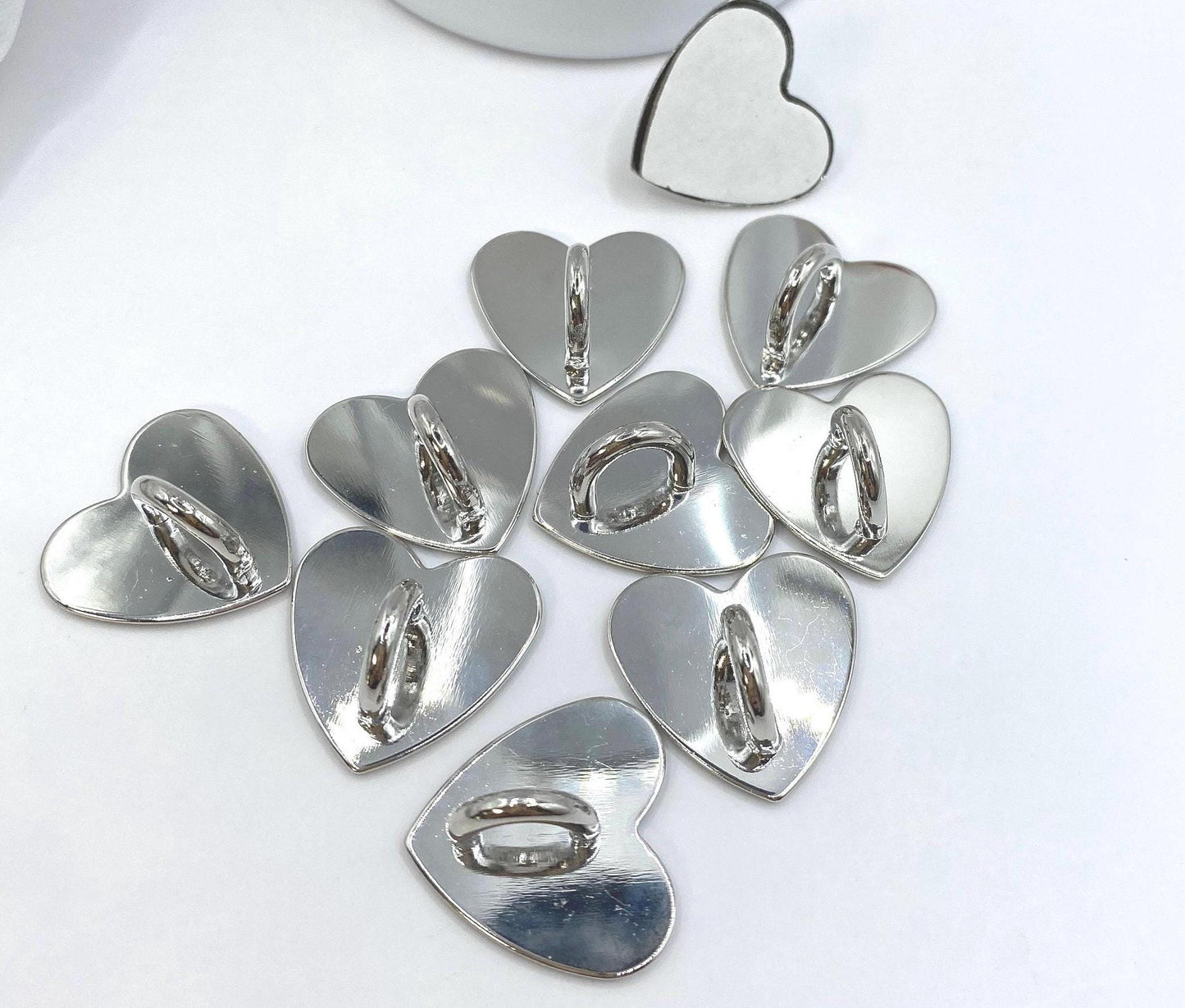 Heart Shaped Hook - silver