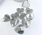 Heart Shaped Hook - silver