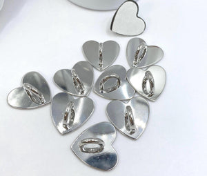 Heart Shaped Hook - for phone case, choice of 4 colors - 2 pack