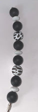 Load image into Gallery viewer, Black and White Cow Silicone Tumbler Cup Charm
