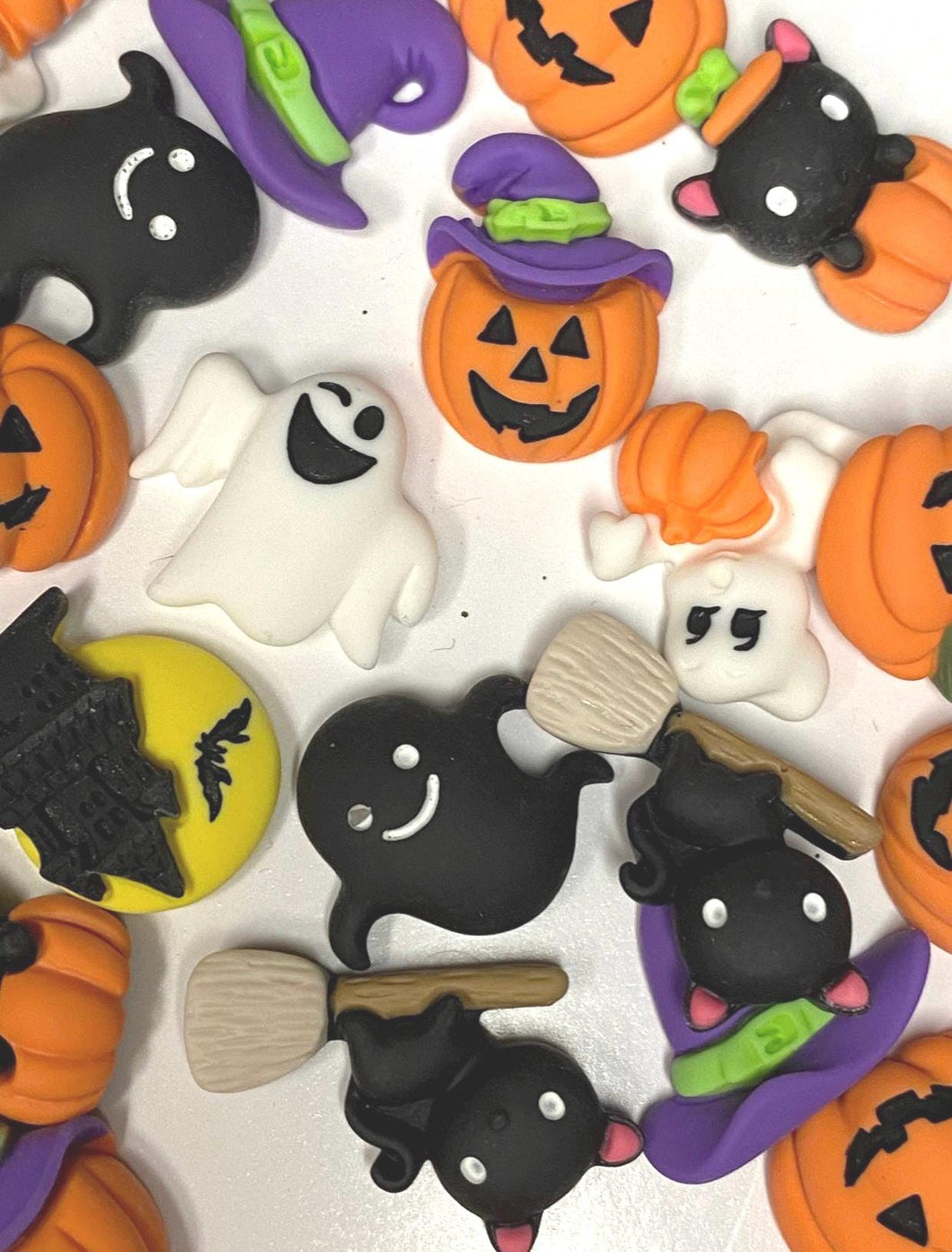 Halloween Flatback DIY Charms 5 pieces