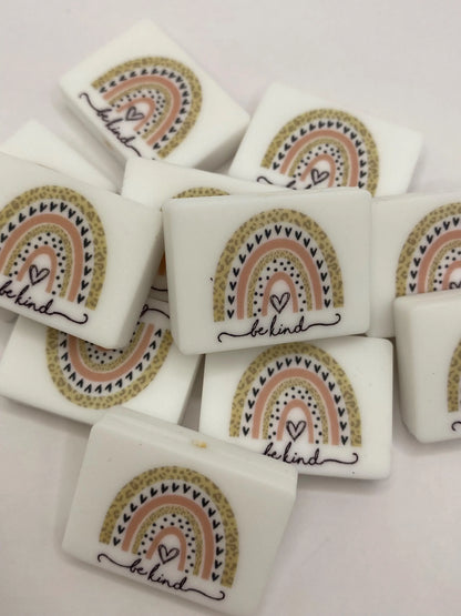 Be Kind Silicone Focal Bead