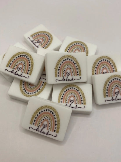 Be Kind Silicone Focal Bead