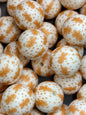 Gingerbread Print Silicone Beads