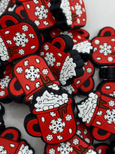 Load image into Gallery viewer, Christmas Mug Silicone Focal Bead

