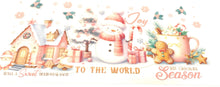 Load image into Gallery viewer, Snowman UV DTF 16oz cup wrap - double sided - Permanent Decal - Ready to apply
