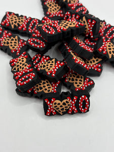 XOXO Silicone Focal Bead Valentine’s Day