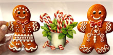 Load image into Gallery viewer, Gingerbread UV DTF 16oz cup wrap - double sided - Permanent Decal - Ready to apply
