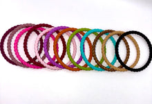 Load image into Gallery viewer, Women’s Braided Silicone Bracelet - Stackable
