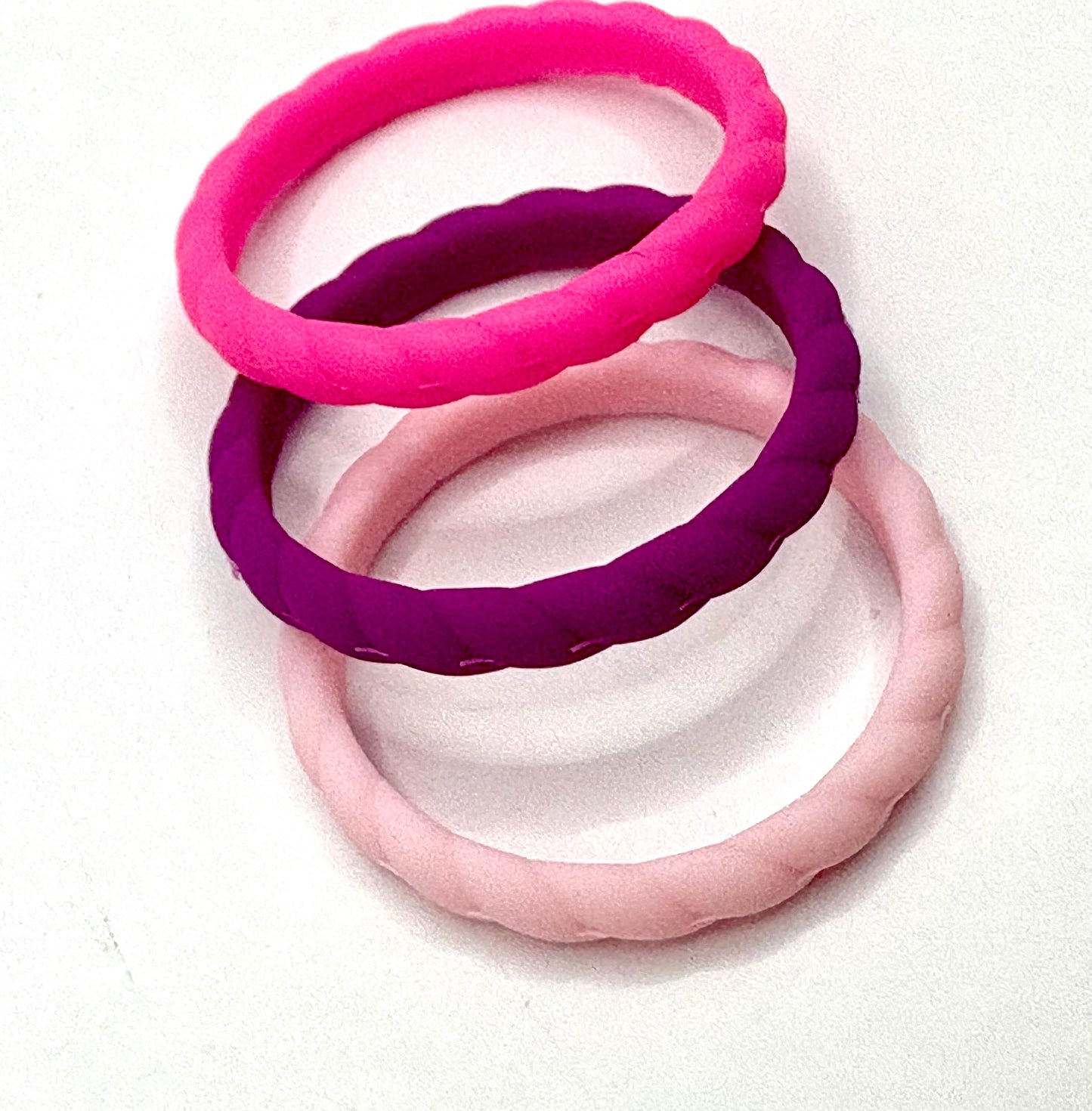 Women’s Braided Silicone Ring- Stackable