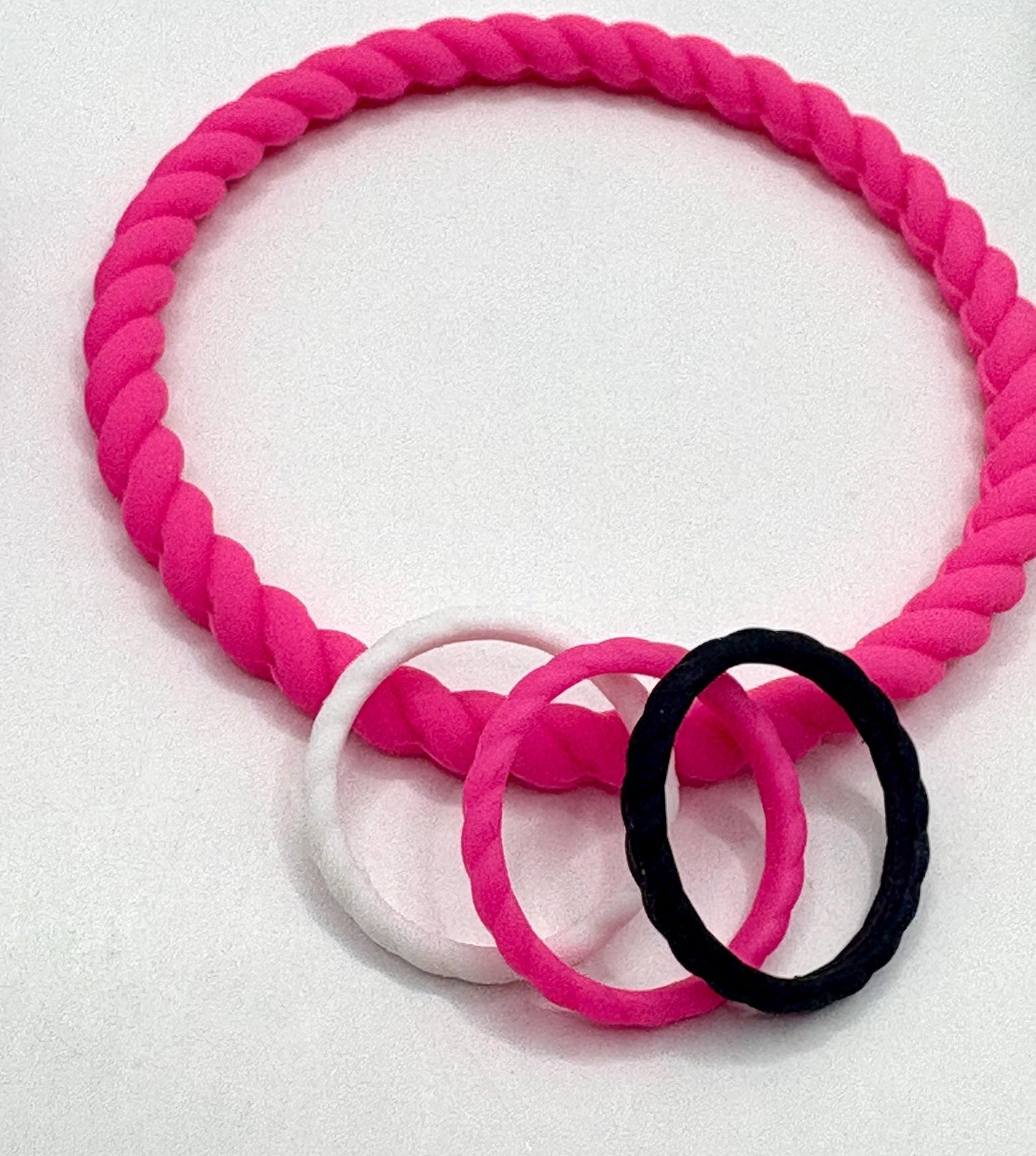 Women’s Braided Silicone Ring- Stackable