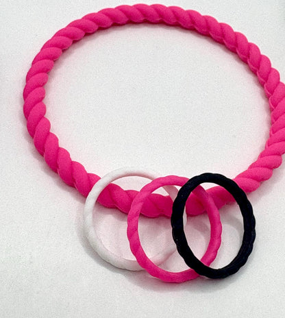 Women’s Braided Silicone Ring- Stackable