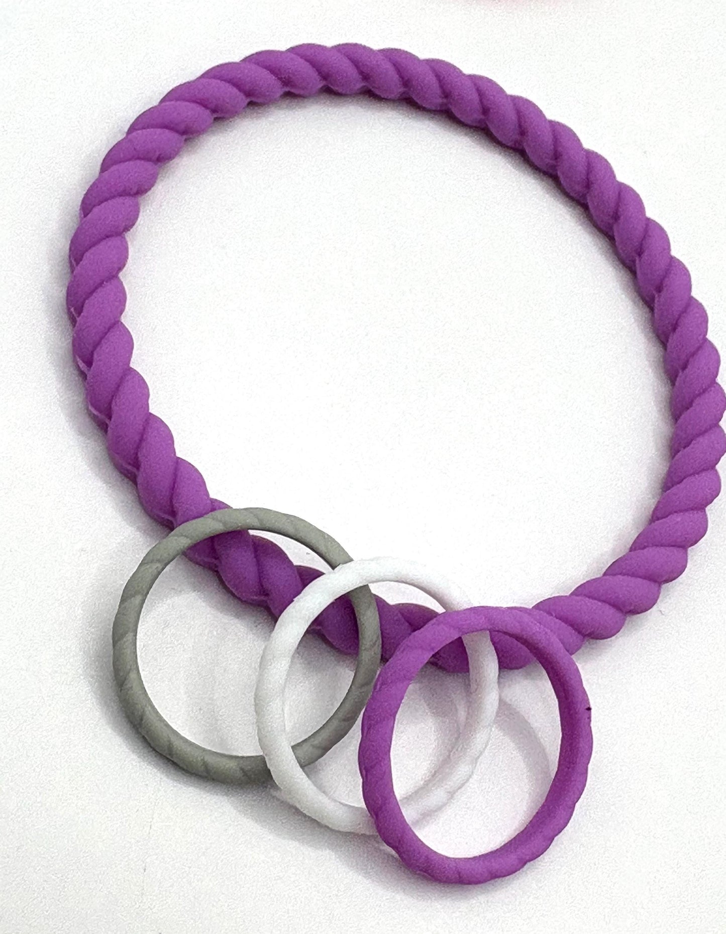 Women’s Braided Silicone Ring- Stackable