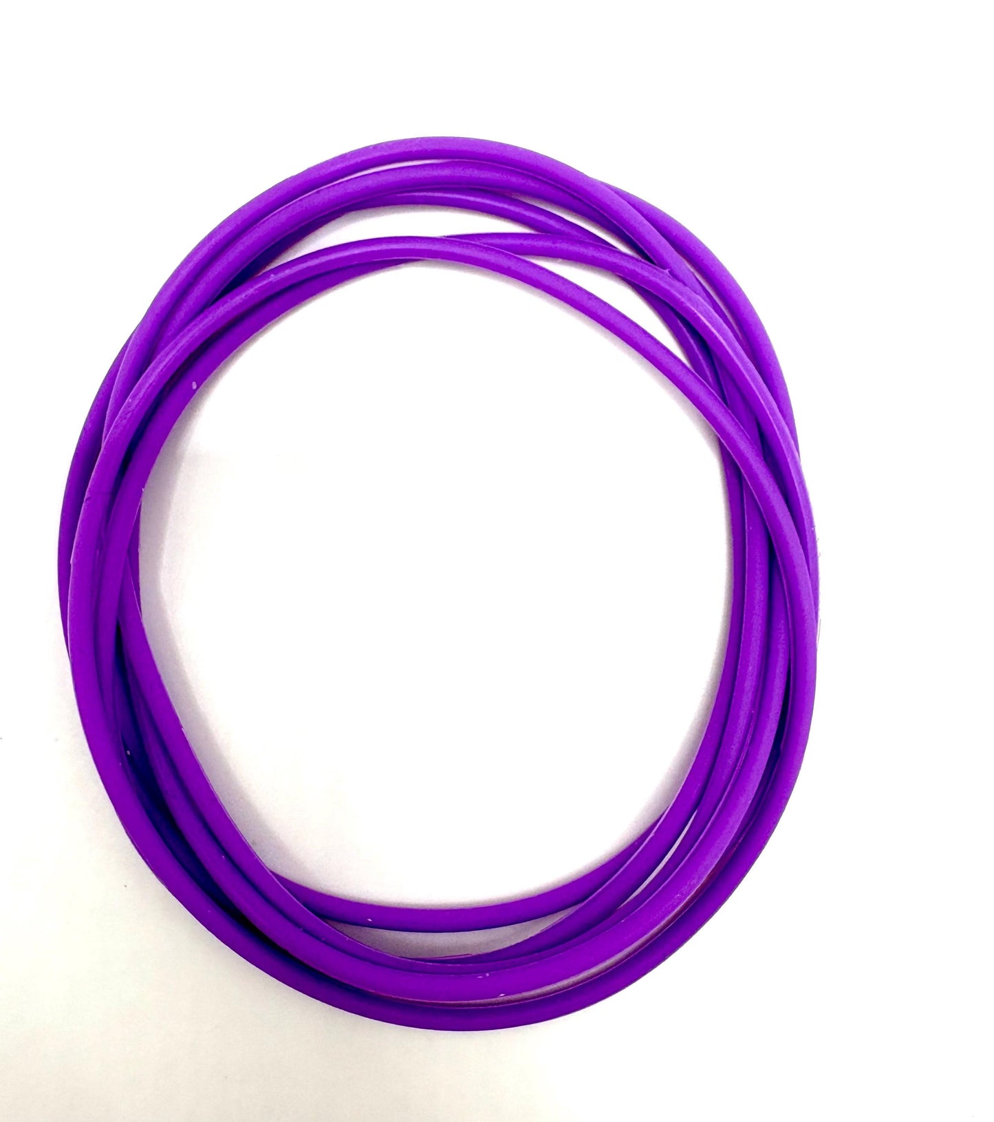 Women’s Silicone Jelly Bracelet - Stackable - set of 6 - size 8.5”
