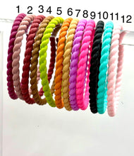 Load image into Gallery viewer, Women’s Braided Silicone Bracelet - Stackable
