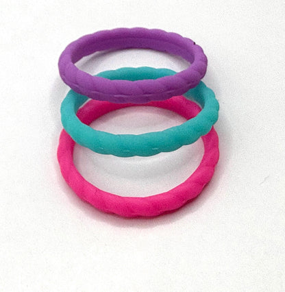 Women’s Braided Silicone Ring- Stackable