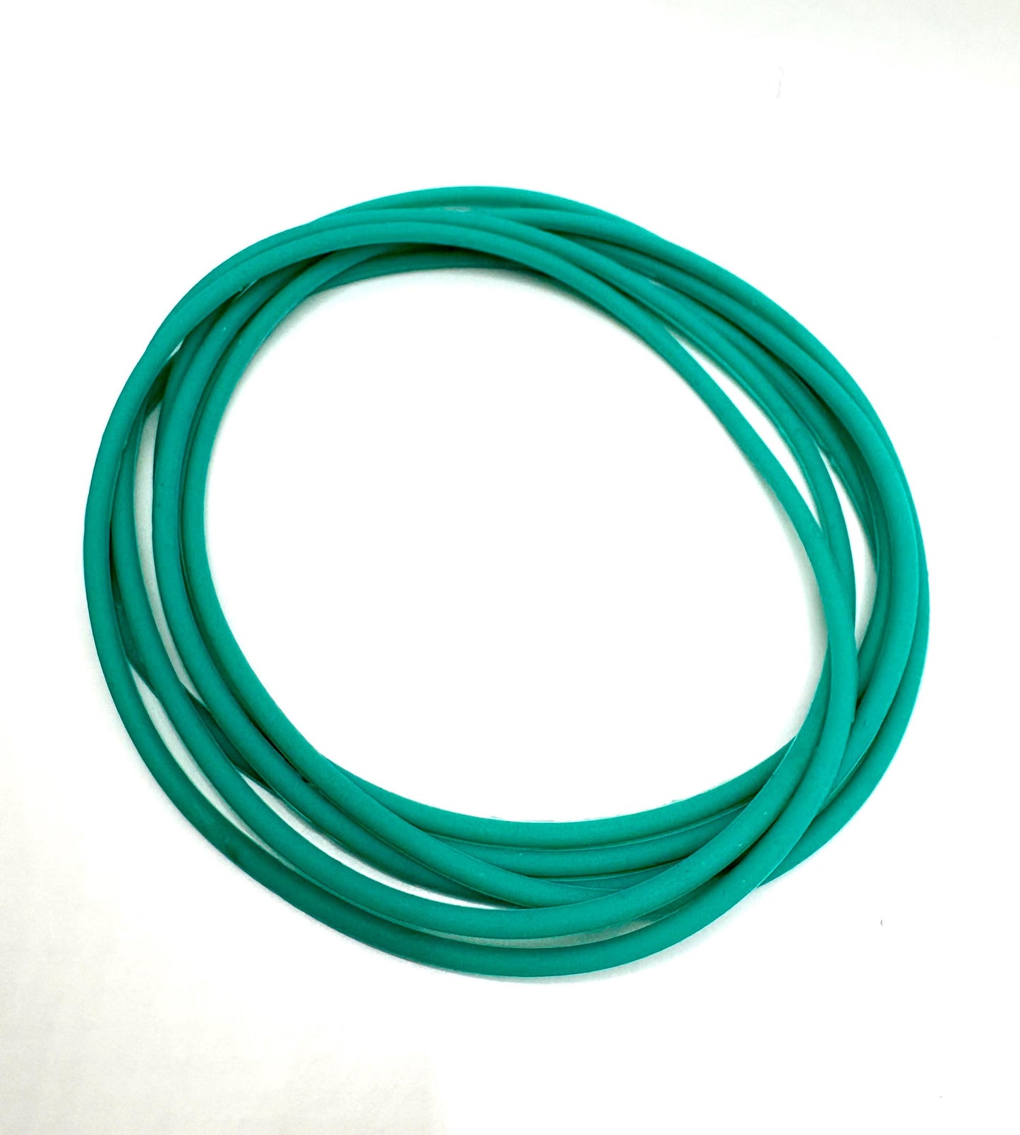 Women’s Silicone Jelly Bracelet - Stackable - set of 6 - size 8.5”