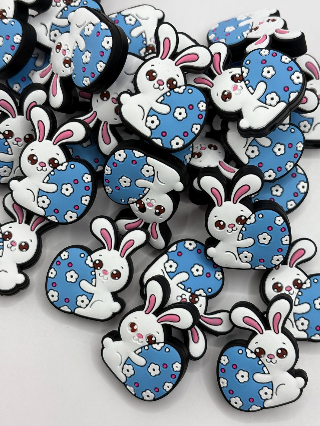 Easter Bunny,  Silicone Focal Bead