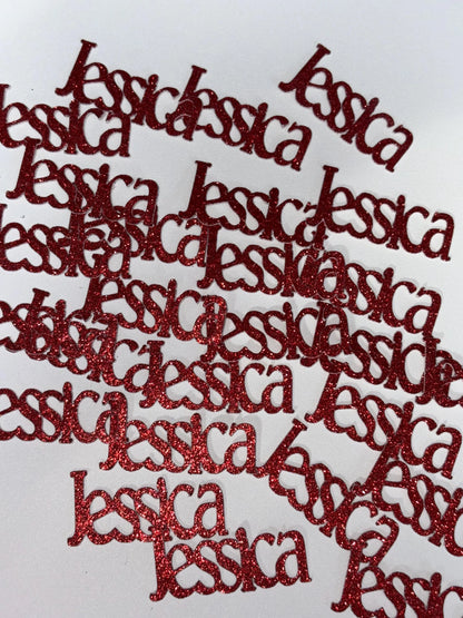 Personalized Name Custom Glitter Confetti