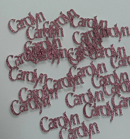 Personalized Name Custom Glitter Confetti