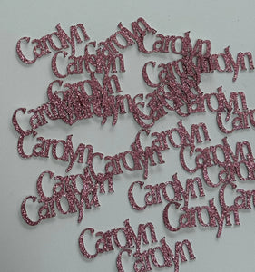 Personalized Name Custom Glitter Confetti - 50 pieces