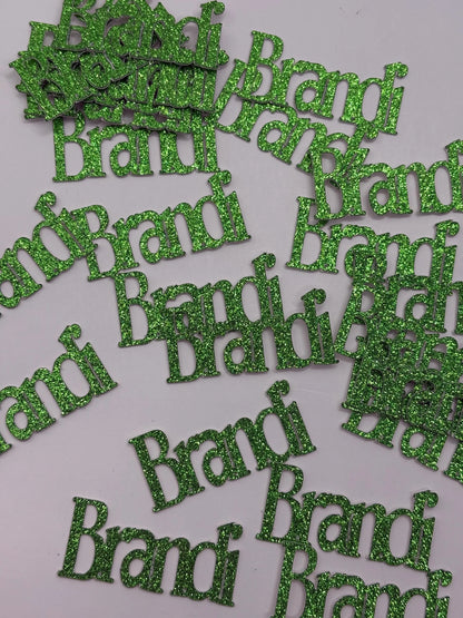 Personalized Name Custom Glitter Confetti