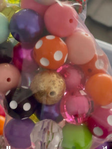 Acrylic Bead Assorted Scoop Mix  - 20mm