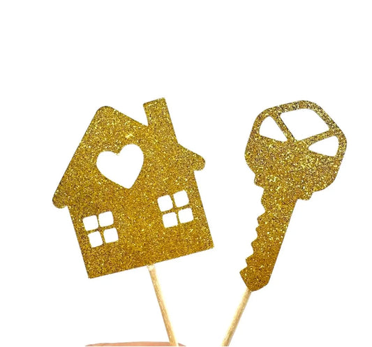Housewarming Cupcake Toppers