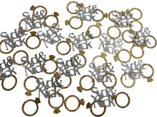 Load image into Gallery viewer, Personalized Confetti -Ring Confetti - 50 pieces

