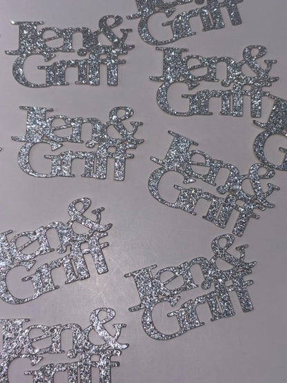 Personalized Confetti with 2 names