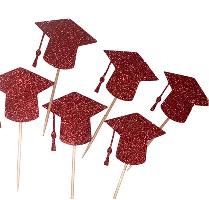 Graduation Caps Cupcake Toppers