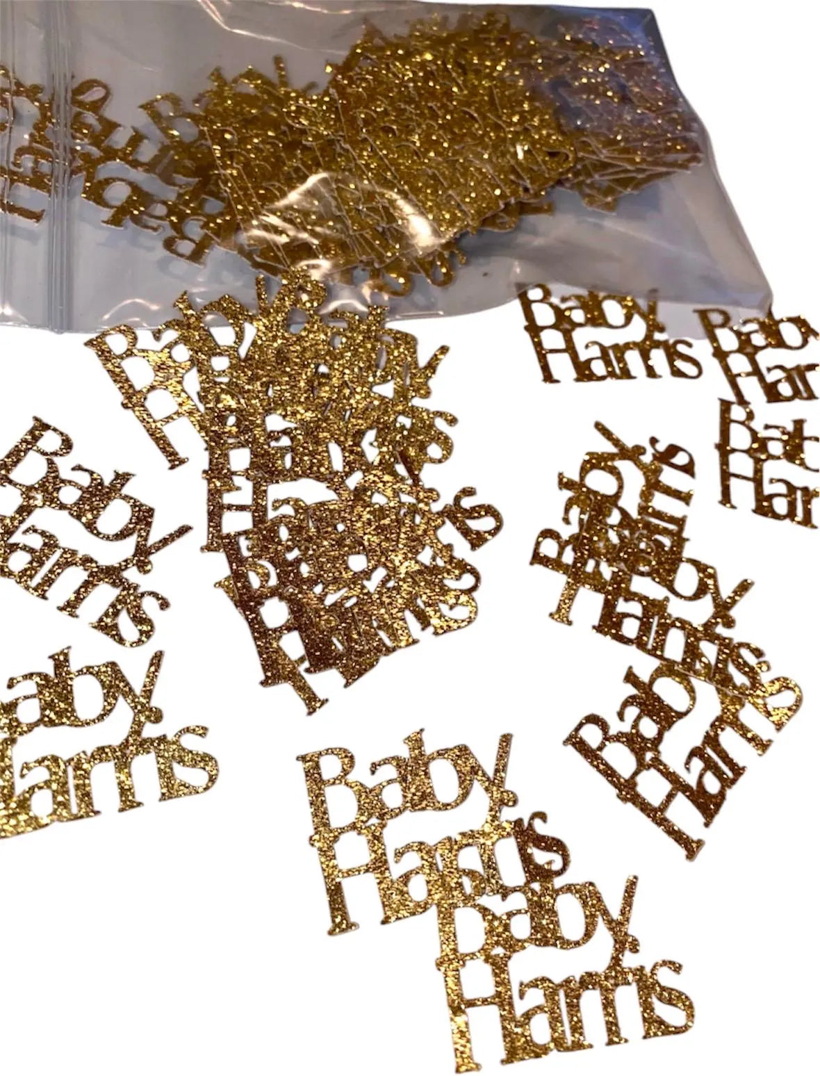 Personalized Glitter Baby Confetti
