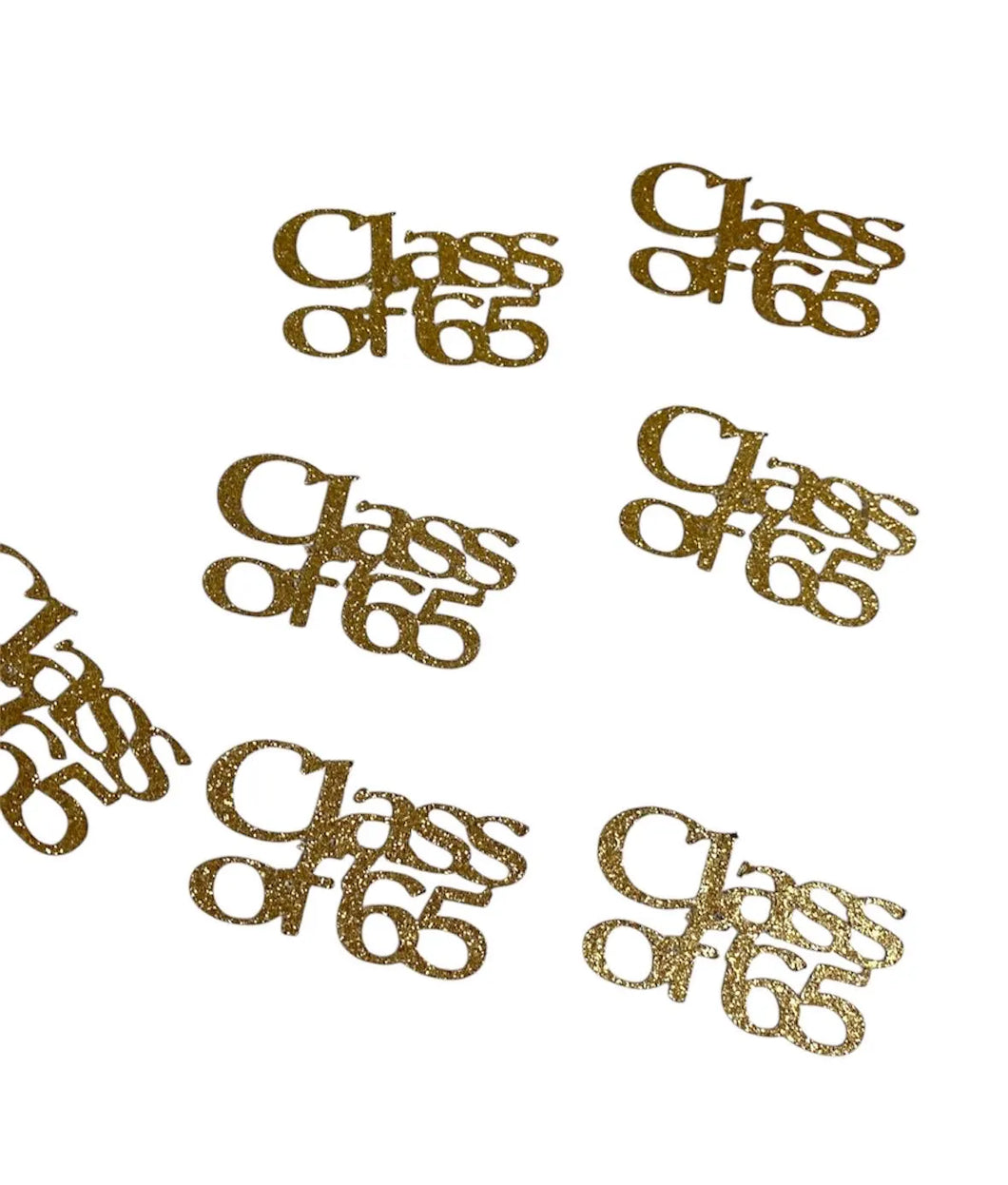 Graduation - Reunion -Class of Confetti - glitter table scatter - 50 pieces