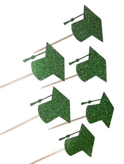 Graduation Caps Cupcake Toppers