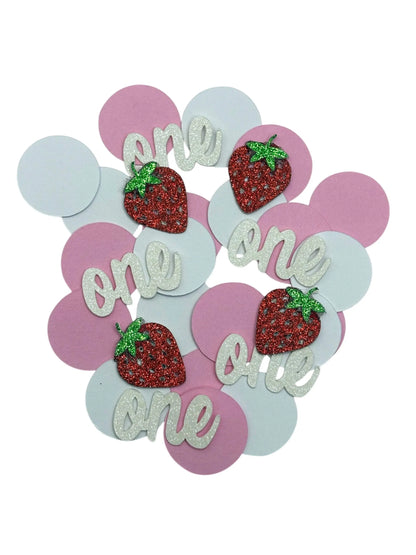 Berry First Birthday Confetti
