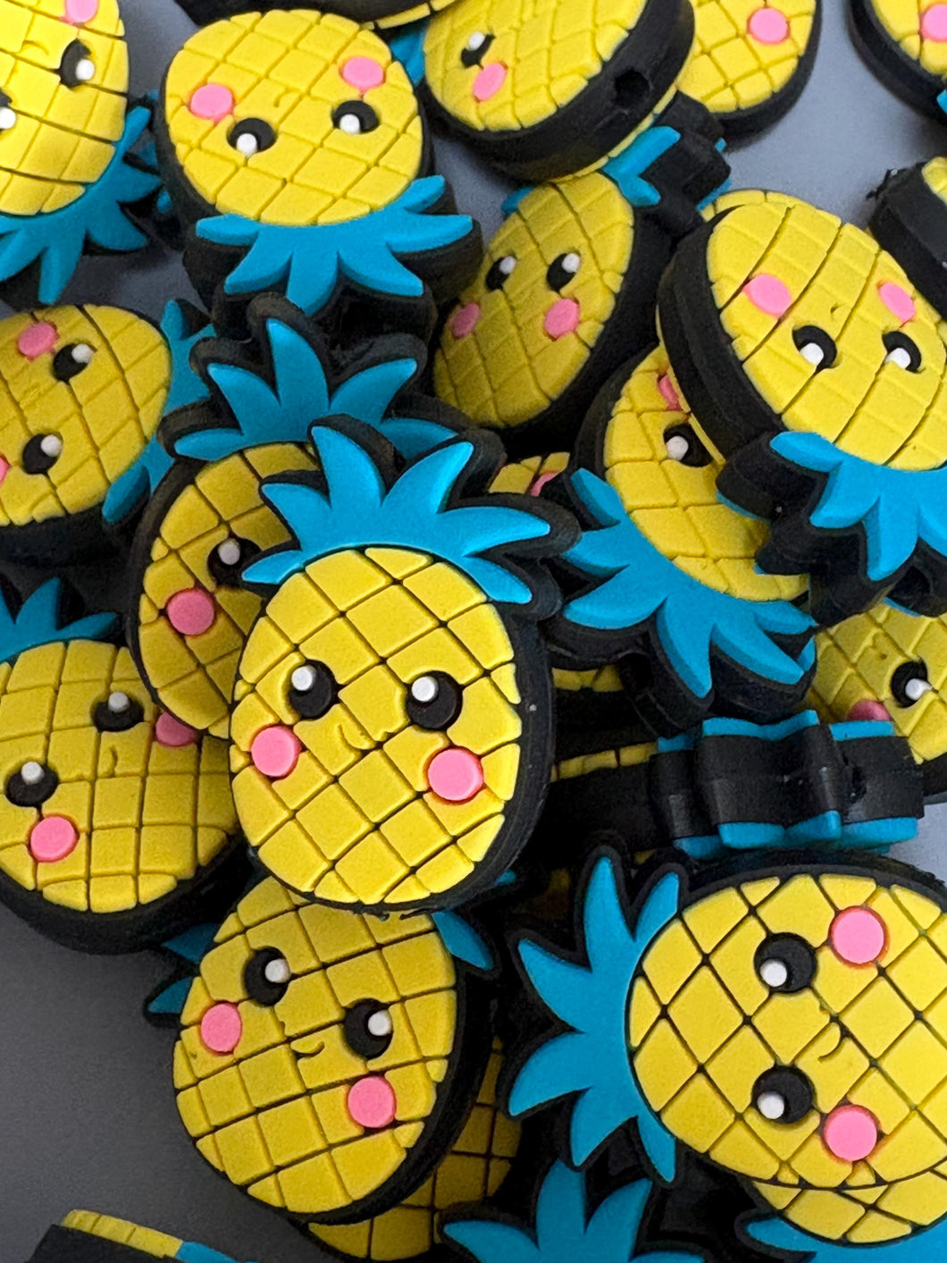 Pineapple Silicone Focal Bead