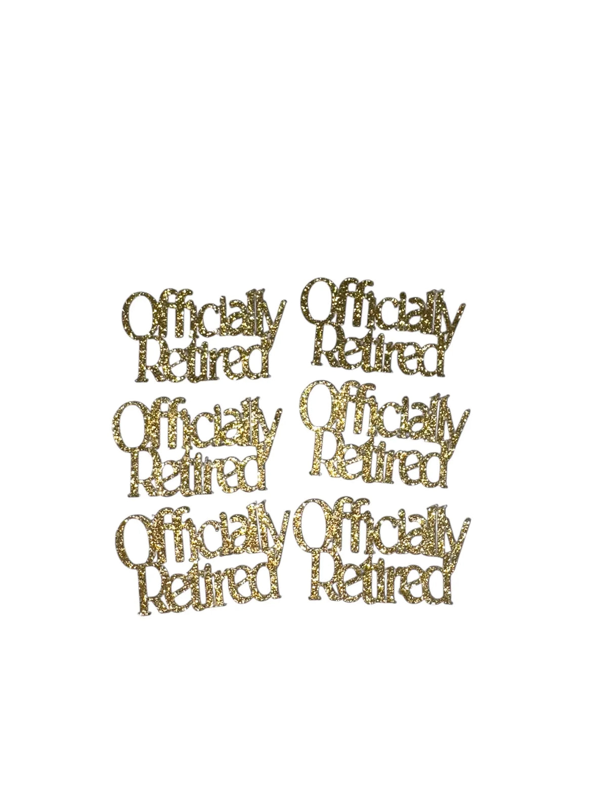 Officially Retired Confetti