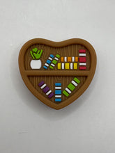 Load image into Gallery viewer, Bookshelf  Silicone Focal Bead
