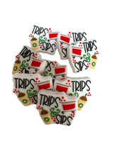 Load image into Gallery viewer, Trips &amp; Sips Silicone Focal Bead
