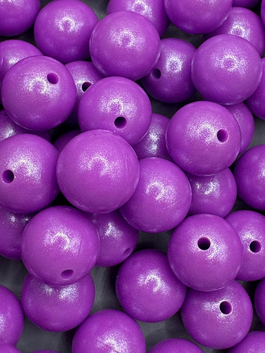 Purple Opal Silicone Beads