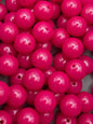 Fuchsia Opal Silicone Beads