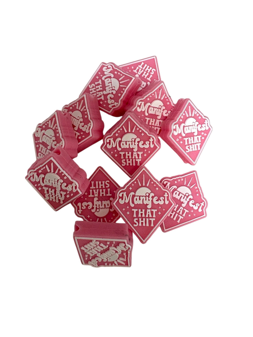 Manifest That Sh**  Silicone Focal Bead