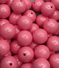Pink Opal Silicone Beads