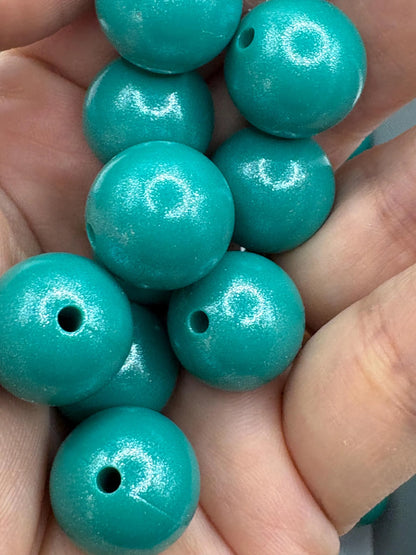 Emerald Opal Silicone Beads