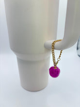 Load image into Gallery viewer, Mini Pom Pom Cup Handle Charm - tumbler charm -bag charm-  accessories
