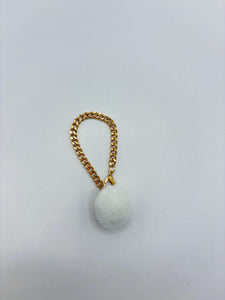 Mini Pom Pom Cup Handle Charm - tumbler charm -bag charm-  accessories