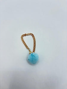 Mini Pom Pom Cup Handle Charm - tumbler charm -bag charm-  accessories