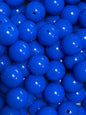 Royal Blue Shiny Silicone Beads