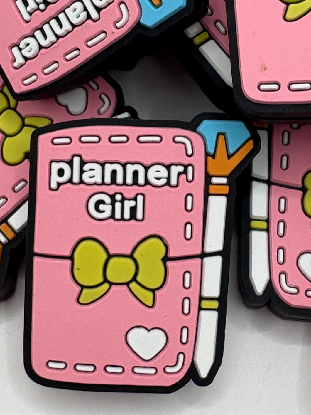 Planner Girl Silicone Focal Bead